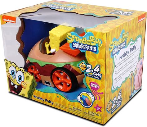 Nkok Remote Control Krabby Patty With Spongebob Vehicle 2511