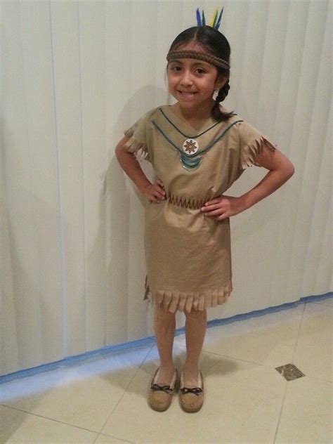 Native American Dress Out Of Pillowcase No Sew Indian Dress