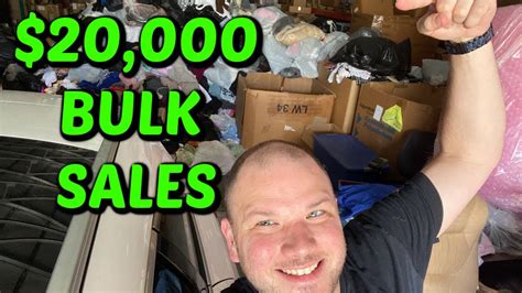 20000 Bulk Sale On 100000 Pieces Huge Ebay And Shopify Purchase