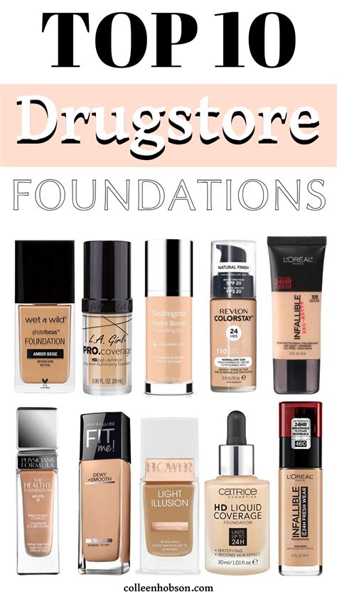 The Best Drugstore Foundations To Get Your Hands On Colleen Hobson
