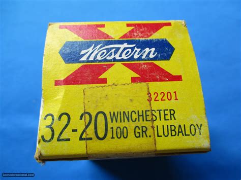 Western 32 20 100 Grain Lubaloy Cartridge Box