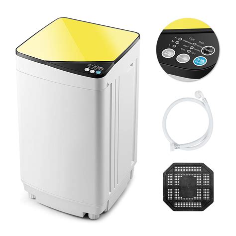Giantex Full Automatic Washing Machine 77lbs Capacity Washer And