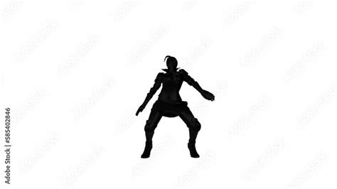 3d Sexy Silhouettes Of People Dancing With Elegant Movements Against A White Background