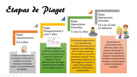 Las Cuatro Etapas Del Desarrollo Cognitivo De Piaget