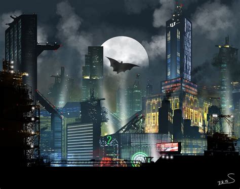 Gotham City By Stadam91 On Deviantart Gotham City Gotham City