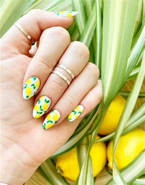50 Acrylic Shiny Short Fruit Nails Designs To Try This Summer Lilyart