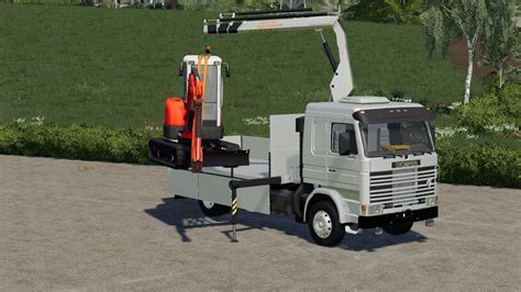 Scania 113h Sidedoors Crane V10 Fs19 Landwirtschafts Simulator 19