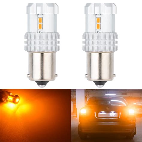 Katur 2pcs 1156 1141 1073 7506 Ba15s P21w Led Bulbs Extremely Bright