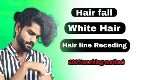 How To Stop Hair Fall White Hair Hair Line Receding The Alpha