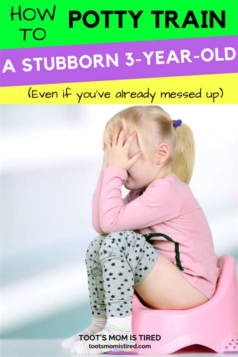 How To Potty Train A Stubborn 3 Year Old Even If Youve Already Messed