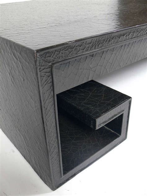 This piece is currently being refinished and can be completed in your choice of color. Large Scale Greek Key Coffee Table by Thomas Pheasant at ...