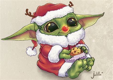 Artstation Baby Yoda Christmas