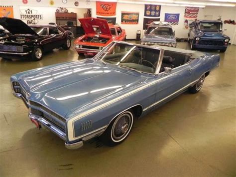 1969 Ford Galaxie 500xl Gt 32561 Miles Blue Convertible 429 Automatic