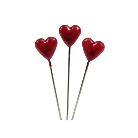 Red Heart Shape Pins 5cm Apac