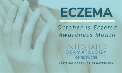 October Is Eczema Awareness Month Integrated Dermatology Of Tidewater