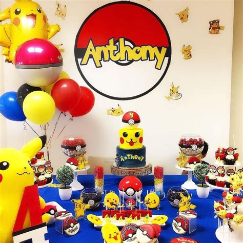Pokemon Themed Birthday Party Ideas Pokemon Party Decorations