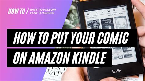 How To Put Your Comic On Amazon Kindle Youtube