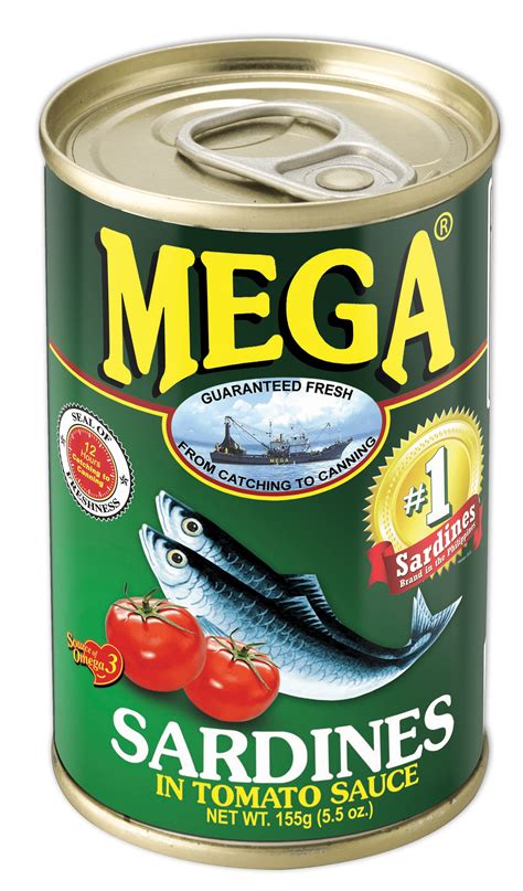 Mega Sardines In Tomato Sauce 155g 4pcs Lazada Ph