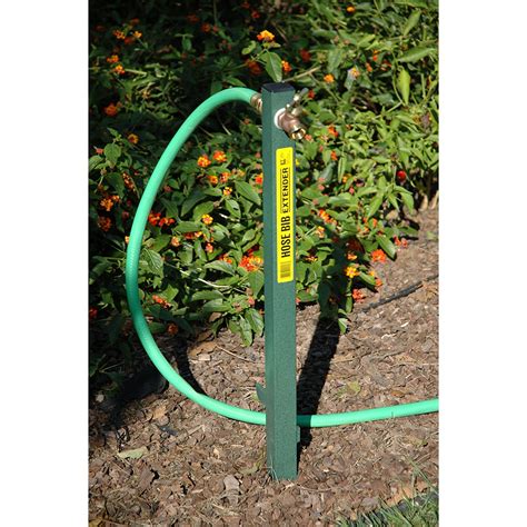 New culvert pipe with concrete catch basin under a driveway. Yard Butler IHBE-6 Hose Bib Extender , New, Free Shipping