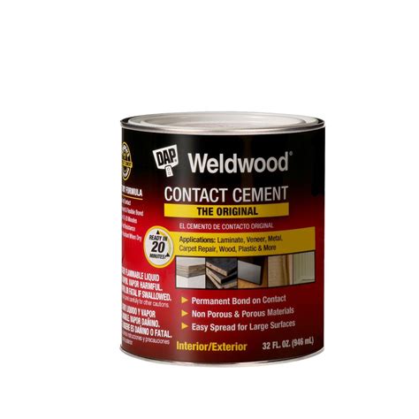 Dap Weldwood 32 Fl Oz Original Contact Cement 00272 The Home Depot