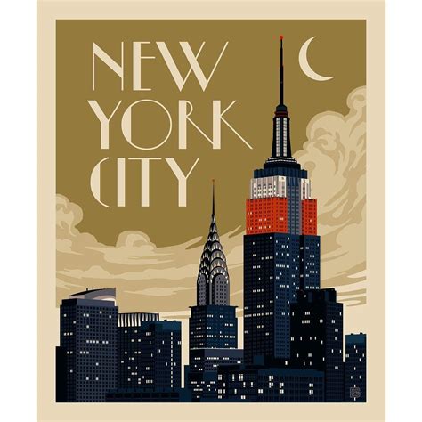 Destinations New York City Skyline Panel 36″x 4344 By Anderson Design
