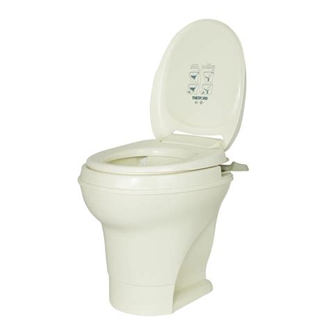 Thetford Aqua Magic V Rv High Permanent Toilet Hand Flush With Sprayer