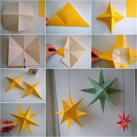 Creative Ideas Diy Easy Paper Star Decor
