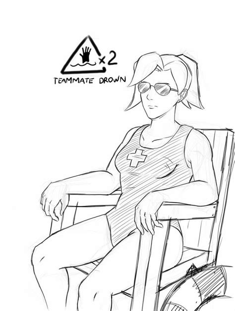 Lifeguard Mercy Waiting For That Rez By Theradcat Lifeguard Mercy