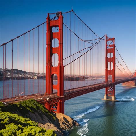 Premium Ai Image Beautiful Golden Gate Bridge View