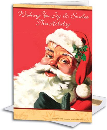 Santa Smiles Deluxe Folding Card Smartpractice Dental