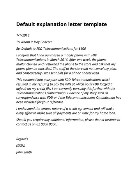 Do you need to mention a gap? 48 Letters Of Explanation Templates (Mortgage, Derogatory ...