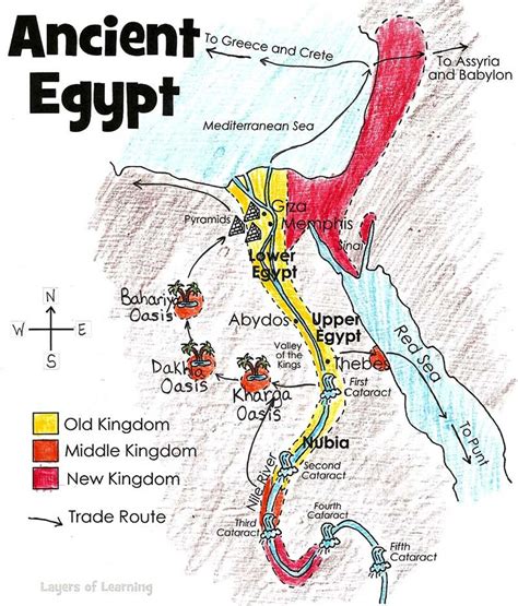 Map Of Ancient Egypt Printable