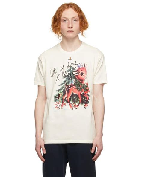 Vivienne Westwood Cotton Off Bambi Classic T Shirt For Men Lyst