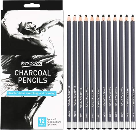 Professional Charcoal Pencils Drawing Set