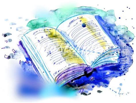 An open book. | Book Corner! | Pinterest | Open book, Watercolors and