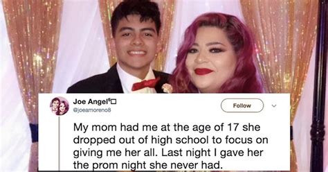 High Schooler Takes Mom To Prom And The Internet Can’t Handle The Sweetness