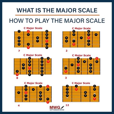 Free Guitar Lesson 👉 How To Learn The Major Scale Exercises Patterns