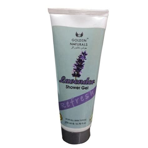 Private Labeling Golden Naturals Lavender Shower Gel Pack Size 100ml