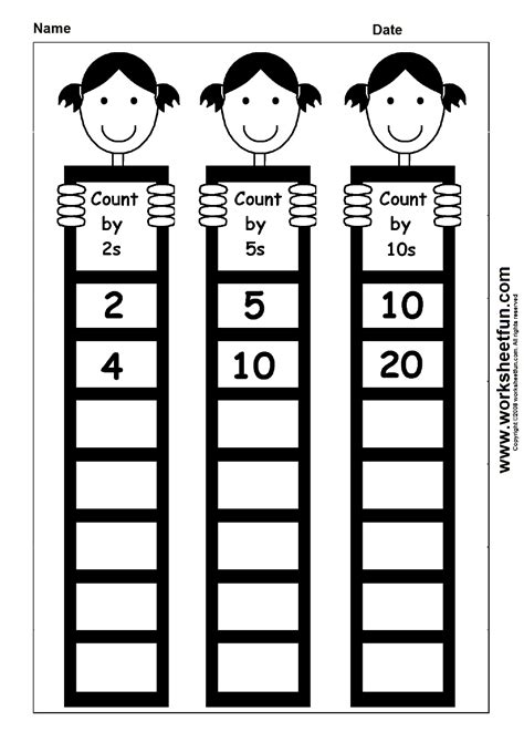 Skip Counting By 2 5 10 Worksheet Mirko Busto