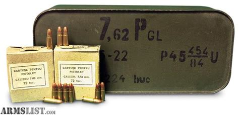 Armslist For Sale 1224rds Tin Romanian 762x25 Ammo