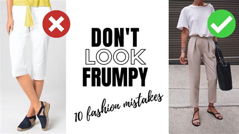 10 frumpy fashion mistakes making you look older plus nordgreen discount youtube