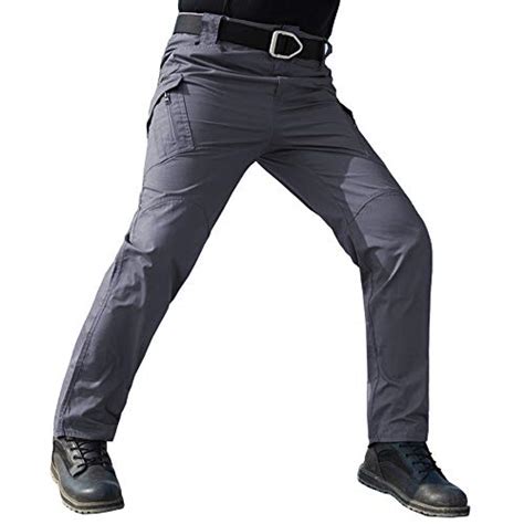 Buy Susclude Mens Outdoor Cargo Work Trousers Rip Stop Military Tactical Pants Hiking Pants