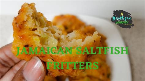 Jamaican Saltfish Fritters Recipe Codfish Fritters Stamp And Go