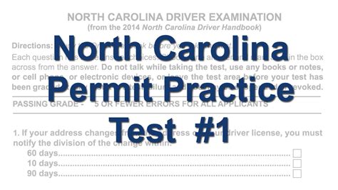 Dmv Drivers Practice Test Nc Newmart