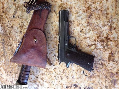 Armslist For Sale 1943 Colt 1911a1 45 Us Gi Issue Original With