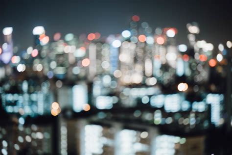 Free Images Light Bokeh Night City Crowd Color Darkness Blue