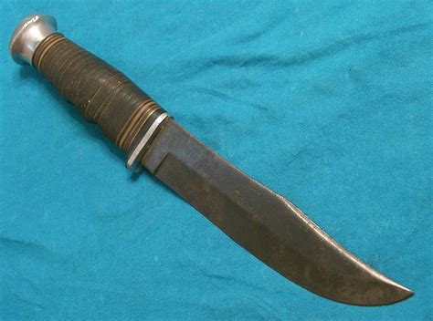 Antique Shaplieghs Big Hunting Skinner Bowie Knife Old Antique Price