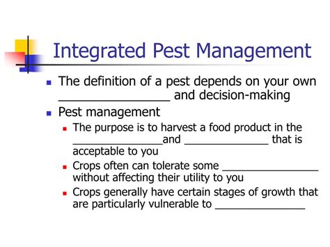 Ppt Integrated Pest Management Powerpoint Presentation Free Download