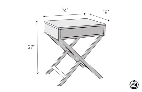 X Base Accent Table Rogue Engineer