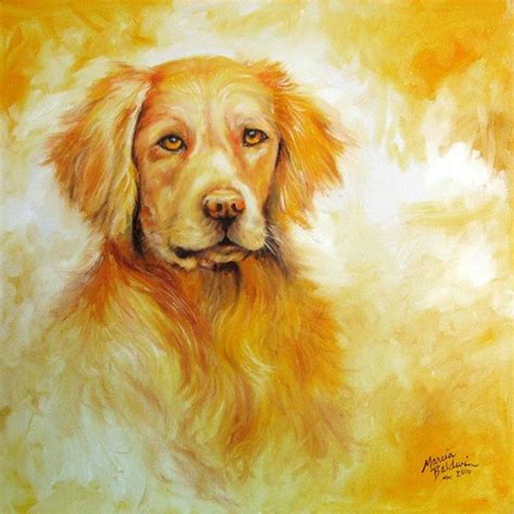Sadie Woo Golden Retriever By Marcia Baldwin From Commissioned Paintings